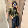 Women's Frog-Button Blazer with a Stand Collar and Long Sleeves in Seven Styles
