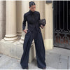 Women's Frog-Button Blazer with a Stand Collar and Long Sleeves in Seven Styles
