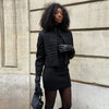 Women's Frog-Button Blazer with a Stand Collar and Long Sleeves in Seven Styles