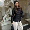 Women's Frog-Button Blazer with a Stand Collar and Long Sleeves in Seven Styles