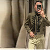 Women's Frog-Button Blazer with a Stand Collar and Long Sleeves in Seven Styles