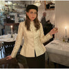 Women's Frog-Button Blazer with a Stand Collar and Long Sleeves in Seven Styles