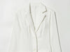 Women's Fitted Blazer with Lace Details and Long Sleeves in Black or White