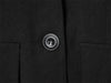 Women's Fitted Blazer with Lace Details and Long Sleeves in Black or White