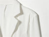 Women's Fitted Blazer with Lace Details and Long Sleeves in Black or White
