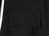 Women's Fitted Blazer with Lace Details and Long Sleeves in Black or White