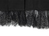 Women's Fitted Blazer with Lace Details and Long Sleeves in Black or White