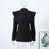 Women's Double-Breasted Blazer with Sculpted Lapels and a Cinched Waist