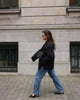 Women's Solid Lapel Blazer with Long Sleeves Pockets and a Single-Button Front