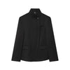 Women's Tailored Blazer Coat with a Single-Button Front in Dark Gray Brown Black or Beige