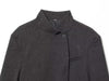 Women's Tailored Blazer Coat with a Single-Button Front in Dark Gray Brown Black or Beige