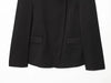 Women's Tailored Blazer Coat with a Single-Button Front in Dark Gray Brown Black or Beige