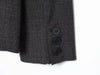 Women's Tailored Blazer Coat with a Single-Button Front in Dark Gray Brown Black or Beige