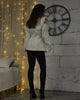 Women's Solid Waist Cinching Blazer Short Chic Wide Shoulder Split Sleeves Single Breated Spring Street Wear