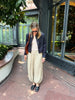 Women's Navy Napoleon Blazer Jacket with Braided Trim and Shoulder Pads