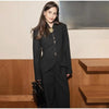 Women's Mermaid Hem Blazer 's Single Breasted Full Sleeve Slim Spring Elegant Commute Streetwear