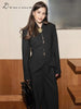 Women's Mermaid Hem Blazer 's Single Breasted Full Sleeve Slim Spring Elegant Commute Streetwear