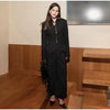 Women's Mermaid Hem Blazer 's Single Breasted Full Sleeve Slim Spring Elegant Commute Streetwear