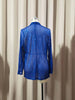 Women's Sequin Blazer with a Shimmering Finish and Long Sleeves