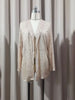 Women's Sequin Blazer with a Shimmering Finish and Long Sleeves