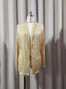 Women's Sequin Blazer with a Shimmering Finish and Long Sleeves