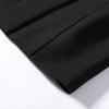 Women's Cropped Asymmetrical Blazer with a Stand Collar and Short Sleeves