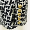 Women's Blazer with Single-Button Closure