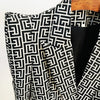 Women's Blazer with Single-Button Closure