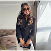 Women's Elegant Waist Cinching Blazer White V-neck Single Bresated Buttons Slim Suit Street Outwear