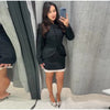 Women's Elegant Waist Cinching Blazer White V-neck Single Bresated Buttons Slim Suit Street Outwear