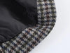 Women's Vintage Asymmetrical Blazer with a Houndstooth Pattern and Notched Lapels
