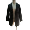Women's Slim-Fit Long-Sleeve Blazer with Front Pockets in Khaki Gray or Black