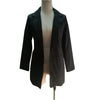 Women's Slim-Fit Long-Sleeve Blazer with Front Pockets in Khaki Gray or Black