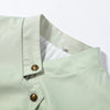 Women's Asymmetrical Blazer with Side Buttons and Ruffle Detail