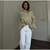 Women's Asymmetrical Blazer with Side Buttons and Ruffle Detail