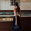 Women's V-Neck Blazer with a Pleated Waist and Lace-Up Detail in Multiple Colors