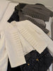 Women's Cropped Napoleon Blazer with a Stand Collar and Pleated Panels