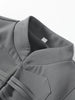 Women's Cropped Napoleon Blazer with a Stand Collar and Pleated Panels