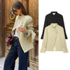 Women's Spring Blazer Jacket with a Relaxed Fit in Light Green or Black