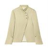 Women's Spring Blazer Jacket with a Relaxed Fit in Light Green or Black