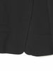 Women's Black Stand-Collar Blazer with a Button Front and Long Sleeves