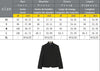 Women's Black Stand-Collar Blazer with a Button Front and Long Sleeves