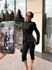Women's SINGREINY Jacquard Senior Blazer Autumn Stand Neck Full Sleeve Single Breast French Retro Office Slim Outerwear
