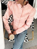 Women's SINGREINY Jacquard Senior Blazer Autumn Stand Neck Full Sleeve Single Breast French Retro Office Slim Outerwear