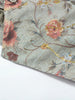 Women's Floral-Jacquard Cropped Blazer with a Mandarin Collar and Patch Pockets