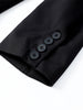 Women's Oversized Single-Button Blazer with Notched Lapels in Six Color Styles