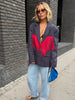 Women's Loose-Fit Blazer with Fringe Trim and a Vintage-Inspired Look