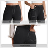 Women's Flare-Leg Work Trousers, Polyester-Spandex Blend, High Waist, Pull-On Style and Back Pockets