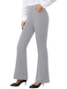 Women's Flare-Leg Dress Pants, Polyester-Spandex Blend, High Waist, Pull-On Closure and Four Pockets