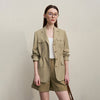 Women's Jacket Autumn Casual Notched Lapel Jacket Office Lady Versatile Women's Loose Long Sleeve Tops 12651026